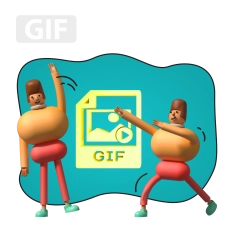 Gif-анимация - КИБЕРшкола программирования для детей, компьютерные курсы для школьников, начинающих и подростков - KIBERone г. Химки