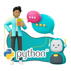 Умный чат-бот на Python на Telegram - КИБЕРшкола программирования для детей, компьютерные курсы для школьников, начинающих и подростков - KIBERone г. Химки