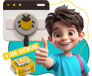 Тестирование & Vibe Debug. Охотники за багами - КИБЕРшкола программирования для детей, компьютерные курсы для школьников, начинающих и подростков - KIBERone г. Химки
